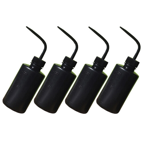 12Pcs Plastic Rinse Bottles for Lash Water Flexible Squeeze Bottles