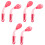 3Sets Kids Cutlery Set Pink Bendable Spoon Fork Safe Pp+tpe Material 5