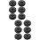 12Pcs Compact Plastic Mini Flag Stand for Party Office Desk Display 8