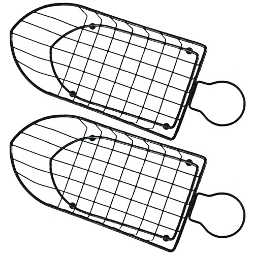 6Pcs Restaurant-Grade Black Iron Fruit and Fry Baskets Storage 1