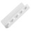 2Pcs White Wall Mounted Hook Key Organizer with Sundries Storage Tray 2