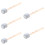 5Pcs Sturdy Grey Wooden Drumsticks Perfect for Beginners 11