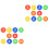 2Sets Voetbal Trainingsschijven, PVC Materialen Multikleur Markers 3