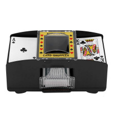 Zankeox Automatic Card Shuffler Machine - Electronic Casino Poker 2 Deck Shuffling, Battery Operated -One/Two Deck Card Shufflers Sorter, Cards Playi
