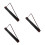 3Pcs Lightweight Black Plastic Drawing Tubes Durable Poster Storage 8