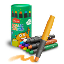 12 Colors Washable Twist Crayons for Toddlers, Hands Clean Silky Travel Crayons for Kids Ages 4-8 Indoor and Outdoor, Non-Toxic, Quick Drying, No Mes