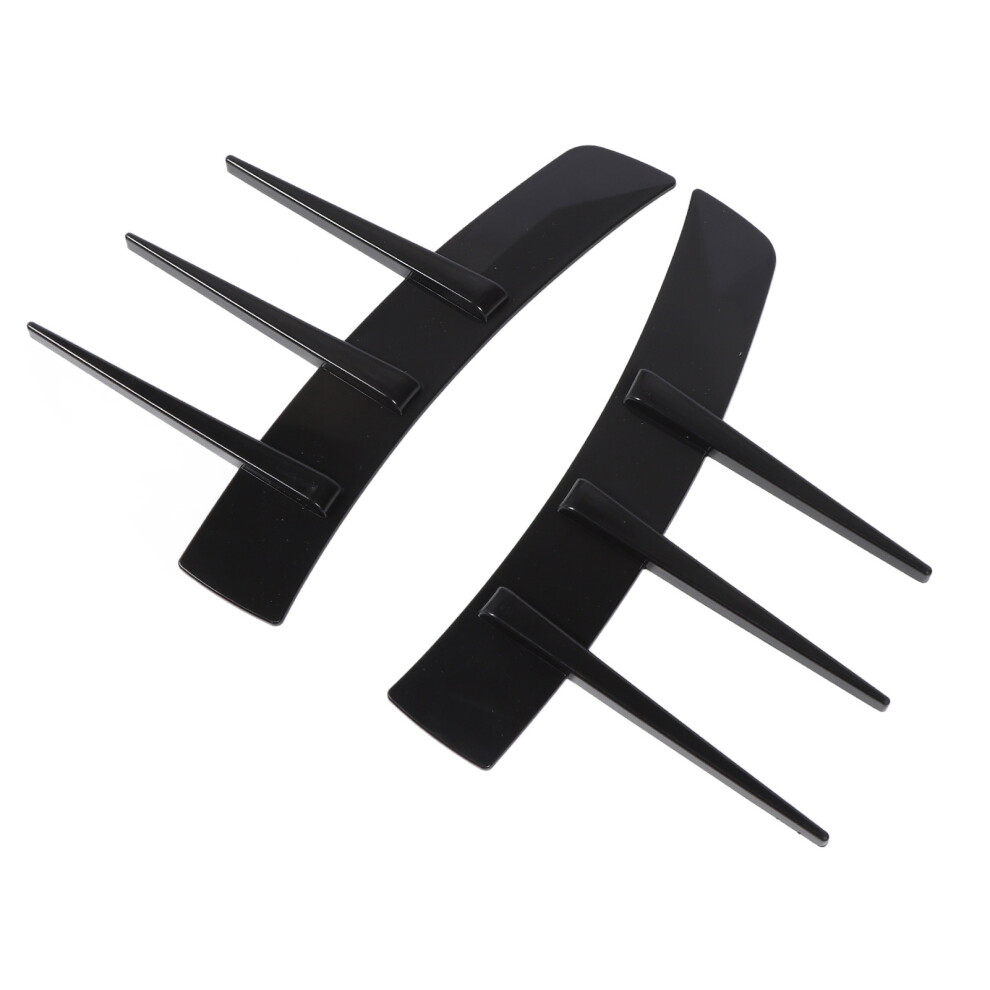 Universal Glossy Bumper Side Air Vent Trim For 1 Series E90 E91 Black 3131384325902