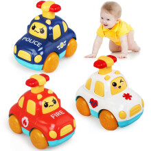 LEADSTAR Baby Toy Cars,Cartoon Wind up Cars for 1 Year Old Boy Gifts Press and Go Toddler Toy for Toddlers 1-3 Baby Toys 12-18 Months Gifts for 1 2 3