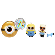 L.O.L. Surprise Loves Minions Tots - Includes 1 Doll, Comes with Fashions and Accessories, Minion-Inspired Ball, Blind Packaging, Collect All 6 Dolls