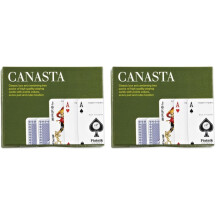 Gibsons Canasta Double Deck Playing Cards from Piatnik | Card Game | Pack of cards (Pack of 2)