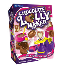 John Adams Chocolate Lolly Maker | Melt, Mould & Wrap Your Own Chocolate Lollies | Choose From 4 Designs | Food Craft Treats | Age 6+ | Kids Gift Ide