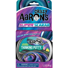 Crazy Aaron's Thinking Putty - Super Scarab - Multi-Color Sensory Putty for Kids and Grown ups in a 4" Tin - Creative and Endless Fun, Stress Relief