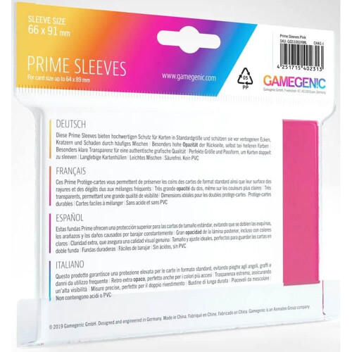 Gamegenic Prime Sleeves (100-Pack) 1