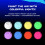 LED Poi  SpinballS brand SpinlightS Pair 6