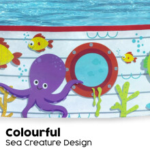 Bestway 55029 Paddling Fill N Kids Garden Pool with Fun Fish Print, Multicolor, 1.52 m x 25 cm