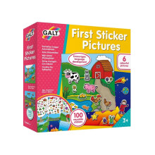Galt Toys, First Sticker Pictures, Reusable Sticker Activity Kit, Ages 3 Years Plus
