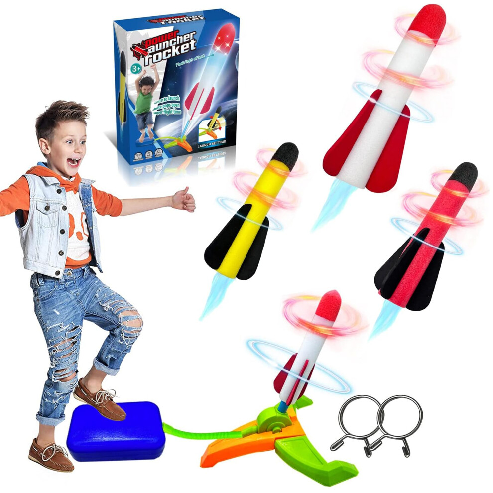 Photos - Other Toys TODARRUN Fun Catapult Rocket Toys Boys Toys Age 3-12 Girls Gift Rocket Kids Outdoor Toy, Foam Rocket Launcher For Kids Age 3