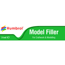 Humbrol AE3016 31ml Model Filler (Tube) for Models - Solvent Based Adhesive for Plastic Modelling Kits - Model Making Filler, Low Viscosity Super Glu