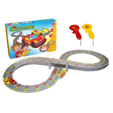 Scalextric G1150M My First Scalextric Racing Track Sets for Kids Ages 3+ - Mains Powered Micro Race Set, Toy Car Kits for Boys. Incl. 1x Speed Track,