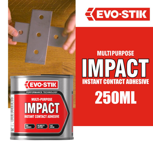 EVOSTIK Impact Adhesive 250ml  Multipurpose HighStrength Contact Glue  Bond 1