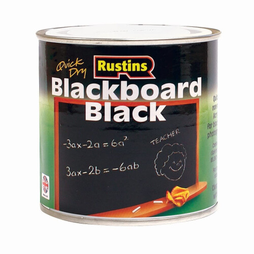 Rustins Rustins Blackboard Black Paint 250ml