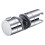 Joyoldelf 19-25MM Adjustable ABS Replacement Hand Shower Rail Head Slider Clamp Holder Bracket, Chrome Plated 1