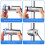 Joyoldelf 19-25MM Adjustable ABS Replacement Hand Shower Rail Head Slider Clamp Holder Bracket, Chrome Plated 4
