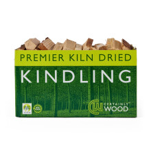 Certainly Wood Kindling - Kiln Dried Natural Firelighters for Woodburning Stove Open Fire Bbq Pizza Oven Fireplace Chimenea Barbecue Firepit - 2.5kg