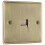 BG Electrical Single Telephone Master Socket, Antique Brass 1