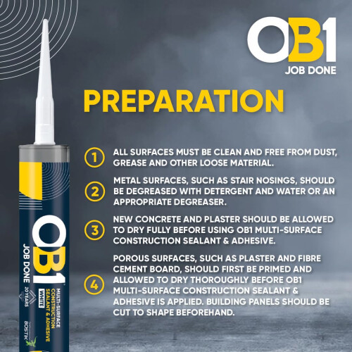 OB1 SEAL & ADH WHITE 290ML 1