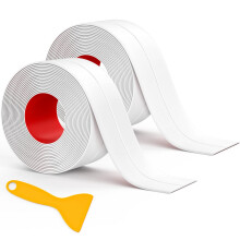 Fixmend Bath Sealant Strip, 2 Rolls Bath Seal Tape Waterproof Bathroom