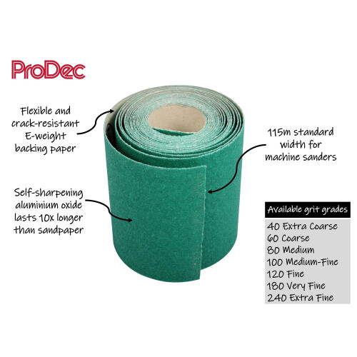 ProDec 50m Roll 240 Grit 1