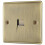 BG Electrical Single Telephone Master Socket, Antique Brass 3