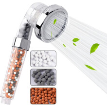 VEHHE Filter Shower Head Upgraded High Pressure Shower Heads with Beads 3 M