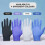FleXcel Purple Nitrile Gloves (Box of 100) Size Medium - Multipurpose Powder Fre 6