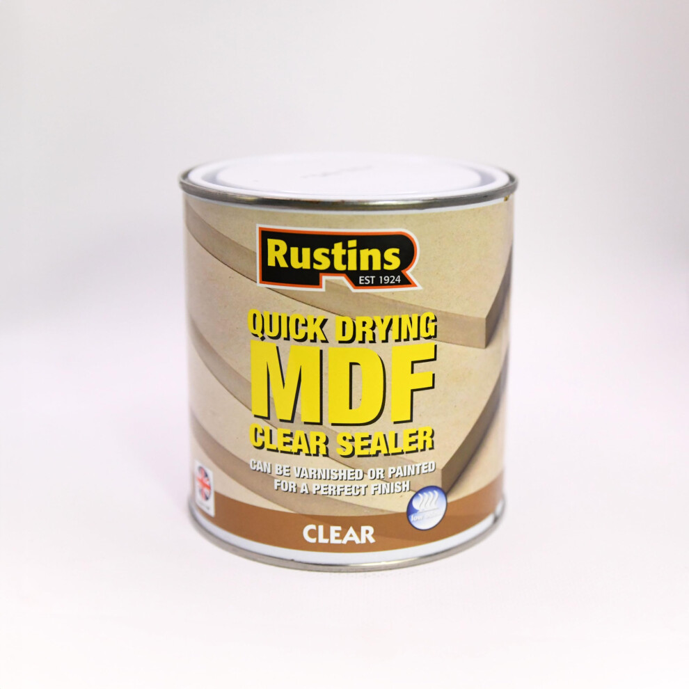 Rustins Quick Dry Mdf Sealer - Professional Sealant For Rapid Results 500Ml