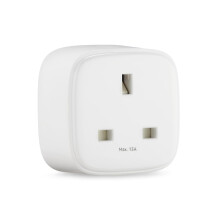 Amazon Basics Single Outlet Indoor Wi-Fi Smart Plug, works with Alexa only, 1 Pack, White, UK