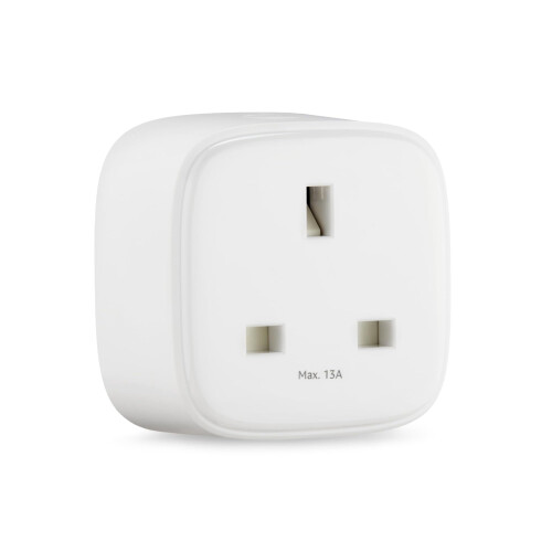 Amazon Amazon Basics Single Outlet Indoor Wi-Fi Smart Plug, works with Alexa only, 1 Pack, White, UK