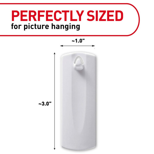 Command PH040-4NA Sawtooth Frame Hanger, 4 lb Capacity, Indoor Use, 4 1