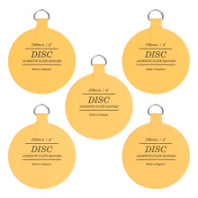 Winsome Disc Plate Hangers for Walls - Strong Invisible Plate Holder Self Adhesive Stick On Hooks Picture Hanging Wall Plate Holder - Plate Hanging D