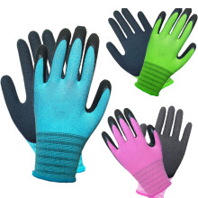 GAVOROHANS 3 Pairs Gardening Gloves Superior Grip Work Gloves Durable Comfortable Breathable Multipurpose for Gardening Construction, Logistics,Wareh