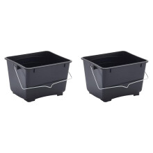 ProDec 2.5 litre (0.5 gallon) Plastic Mini Paint Scuttle Bucket 100% Recycled Plastic With Metal Carry Handle for All Types of Paint and Paste Suitab