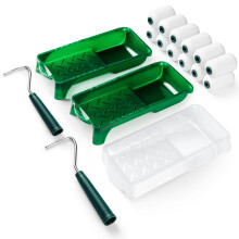 Mister Rui Mini Paint Rollers for Painting, Small Paint Roller 2 Inch, Mini Paint Roller and Tray, Small Roller Set for Painting Narrow and Hard-to-R