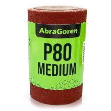 Sandpaper Roll -11.5cm x 5m Sandpaper For Wood and Sandpaper For Walls 40 60 80 120 180 240 Grit (Medium P80)