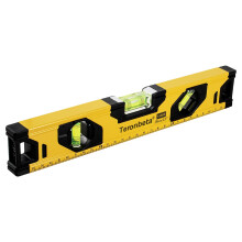 Teronbeta Aluminium Alloy Spirit Level 300 mm/12 Inch Shock Proof Torpedo Level with Magnetic Base and 3 Bubble 45,90,180 - Yellow/Black