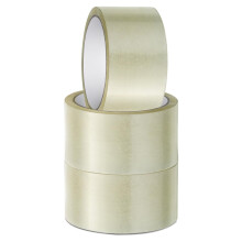 Stick Well 3 Rolls Clear Parcel Tape 48mm X 66m Strong Heavy Duty  Low Nois