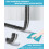 Draught Excluder for Doors & Windows | Extra Long Self-Adhesive Seal Strip for Energy Saving | Quick Install, Blocks Draft, Noise & Light 3