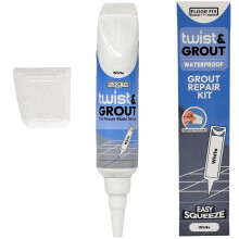 Floor-Fix Pro Twist & Grout Repair Kit – Premixed Waterproof Grout Repair & Grout Paint Pen Alternative – Fast Tile Grout Reviver for Bathroom, Sh