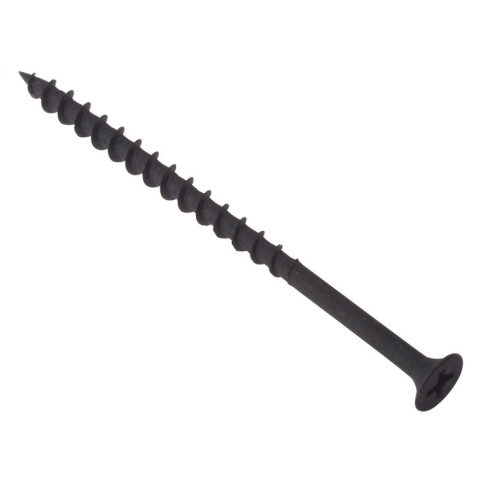 Forgefix Drywall Screws Coarse Thread | 3.5 X 25Mm | Phosphate | Box 200 Black