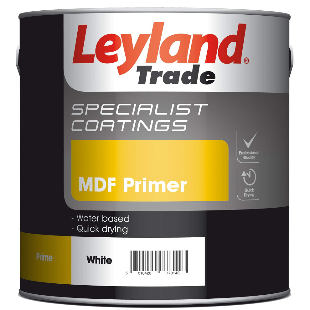 Leyland Speciality Mdf Primer - White 2.5L 61974401